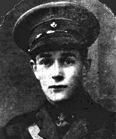 Lieut. Edward William Wise Rebbeck - photograph from Bournemouth Graphic - Friday 28 April 1916, page 7